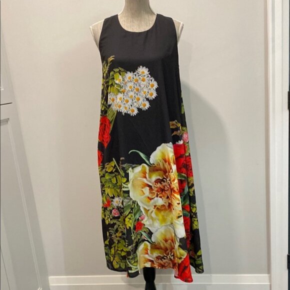 Floral Sheath Midi Dress for Weddings SMALL MEDIUM FIT - Picture 11 of 13